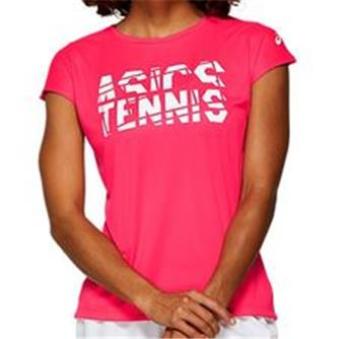 Tee shirt tennis Asics practice graphic rose  T-M