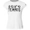 Tee shirt Asics tennis practice graphic blanc